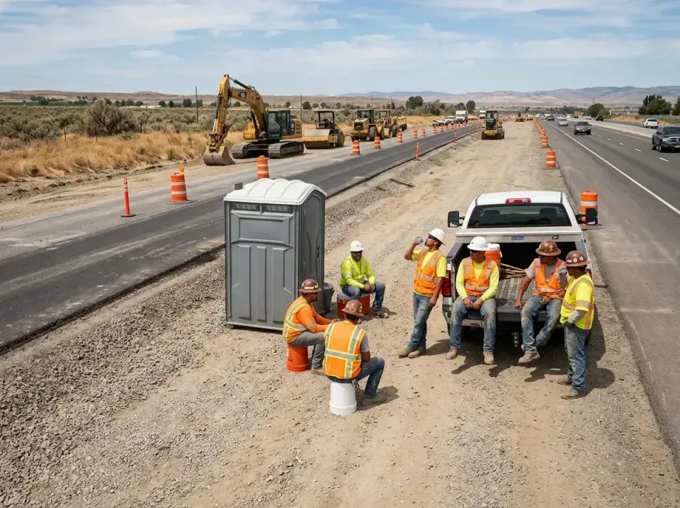 highway-road-construction-crew-007 — frequently asked questions, Porta Potty and Restroom Rentals in Woodlawn, VA